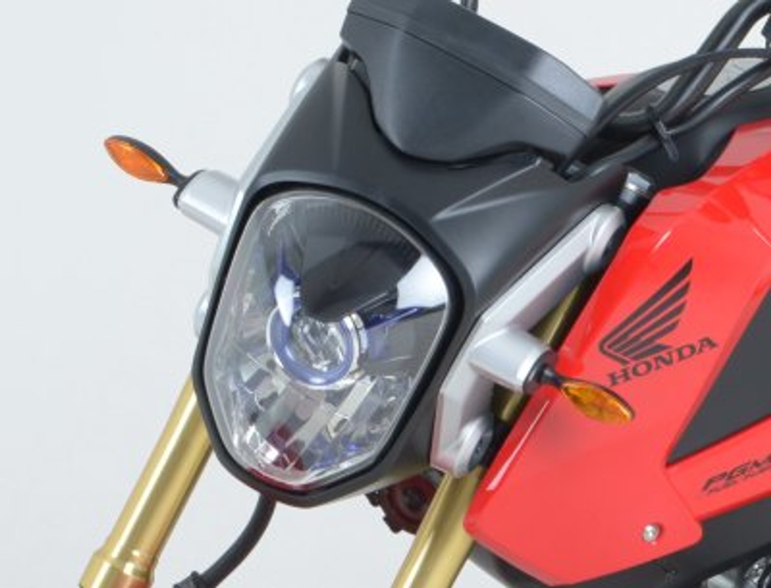 R&G Racing Front Indicator Adapters (Use with Micro Indicators) for the Honda Grom (MSX125) '13-'15 / CBR500R/CB500F '13-'22 / CB500X '12-'22 R&G Racing Front Indicator Adapters (Use with Micro Indicators) for the Honda Grom (MSX125) '13-'15 / CBR500R/CB500F '13-'22 / CB500X '12-'22